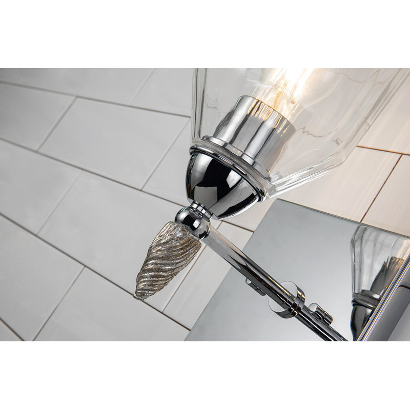 Stiefel Steel Armed Sconce, Chrome