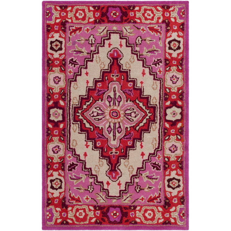 Blokzijl Hand Tufted Wool Oriental Rug, Rectangle 2'3" x 5'