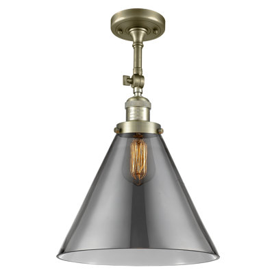 Tenny Glass Semi Flush Mount