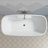 59" x 30" Freestanding Soaking Acrylic Bathtub