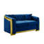 Coussin luxueux capitonné de style Mid-Century 62 po Ashville Luxury-1853682793