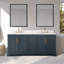 Vannes 72" Double Sink Freestanding Bathroom Vanity with Engineered Marble Top-1659897310
