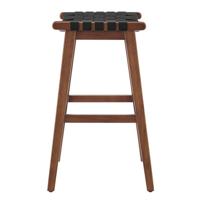 Kelin Counter Stool with Solid Wood Frame