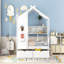 Lit en bois avec 2 tiroirs, lit pour enfant avec tablette de rangement-1718687217-1718687218