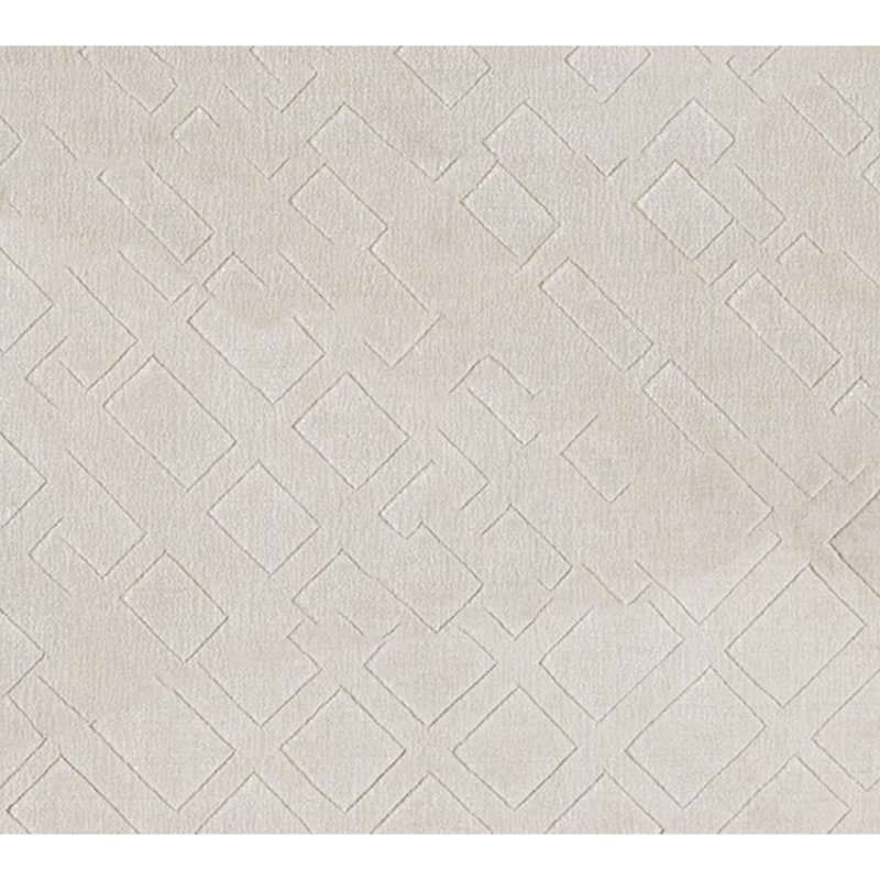 Geometric Area Rug in Cream