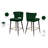 Sanchez Upholstered Counter Stool with Metal Frame-31892929