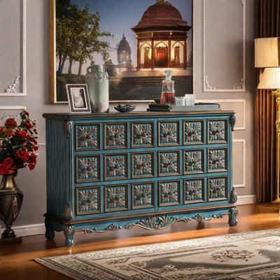 American Retro Style Accent Chest