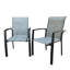 Ensemble de chaises de jardin Vrshwo, ensemble de 2 chaises de jardin en métal toutes saisons pour l'extérieur-424369938