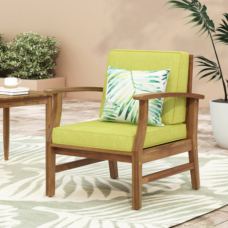 Fauteuil club Perla, vert