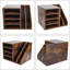 Porte-classeur en bois pour classeur de courrier