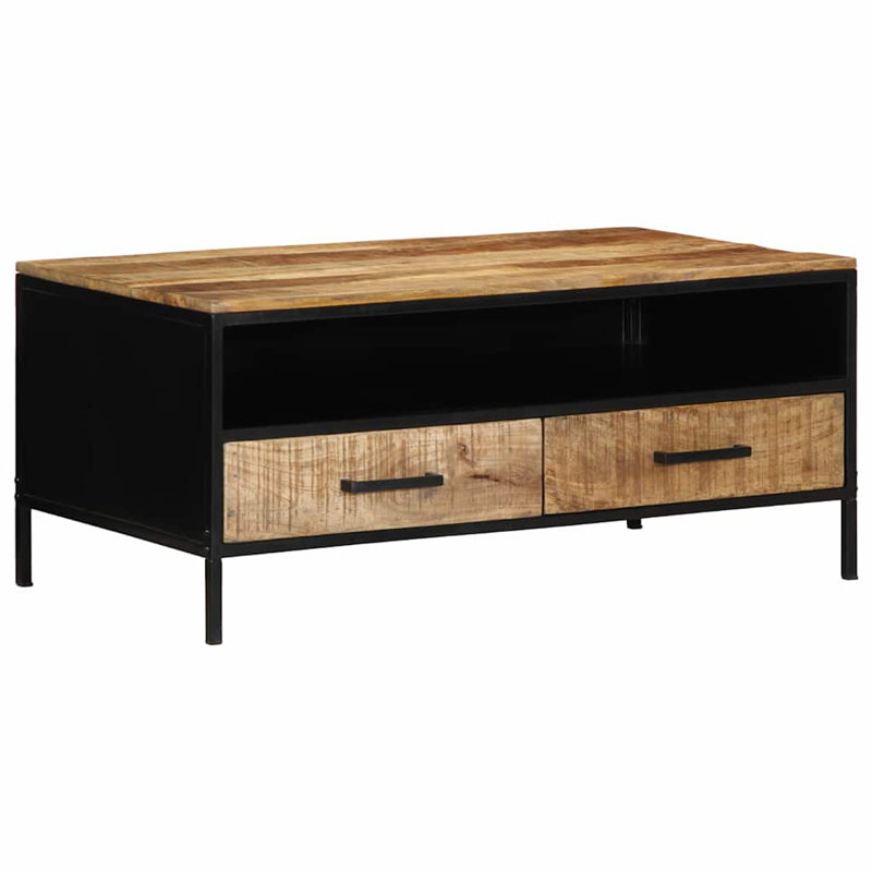 Solid Wood Coffee Table with Storage