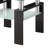 Iginio Square End Table with Glass Top-1271857650