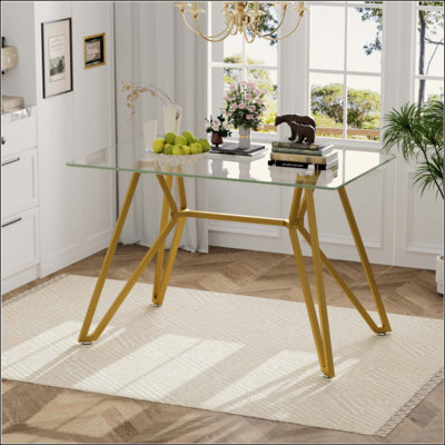 Table de salle à manger en verre