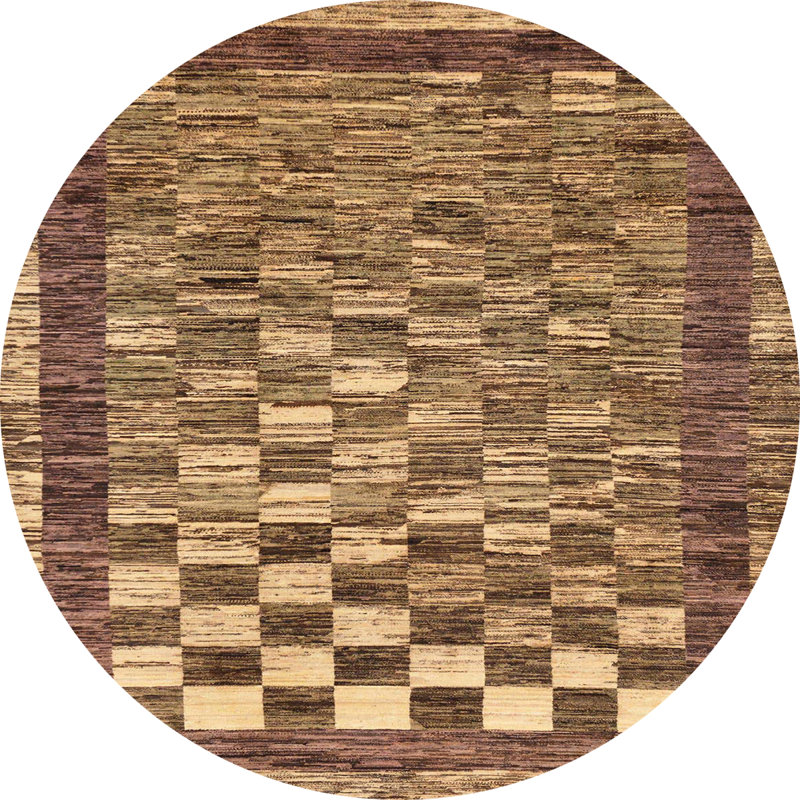 Tapis abstrait moderne 192, Rond 8 pi
