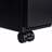 3-Drawer Mobile Filing Cabinet With Lock, Office Storage Filing Cabinet Of Legal/Letter Size