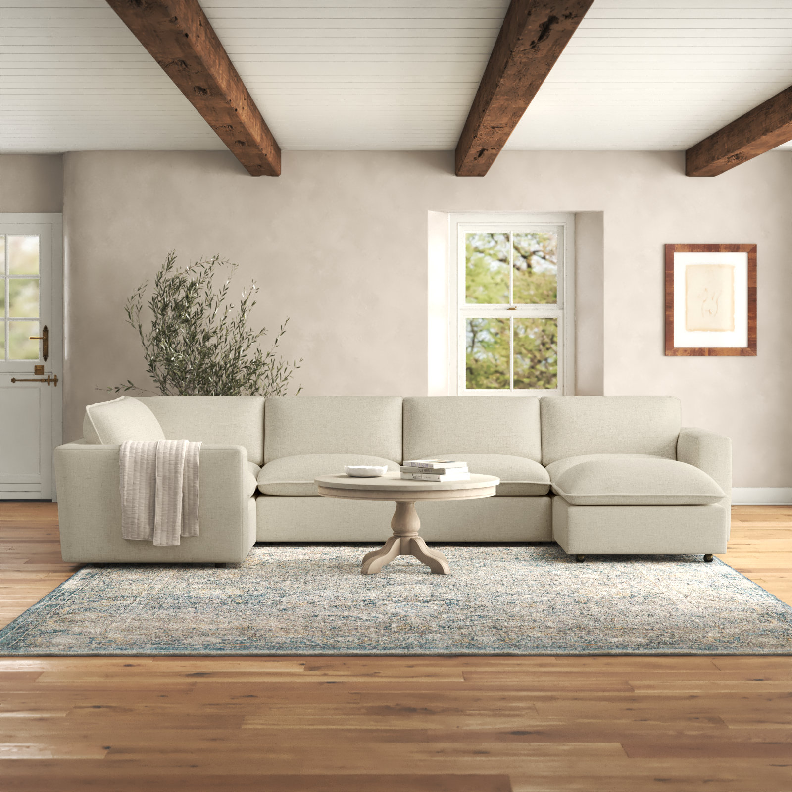 Zisa Modular Upholstered Reversible Sectional