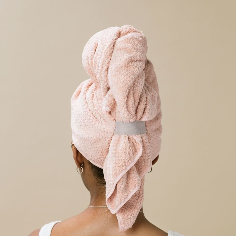 Sèche-cheveux super absorbant à séchage rapide, Rose