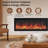 50"Recessed or Wall Mounted Electric Fireplace Heater, 12 Flame Colors, Google & Alexa Compatible, Logs & Crystals, Remote Control-1287477657