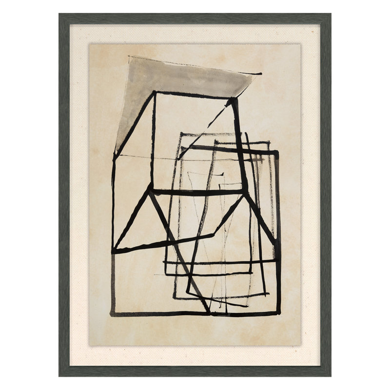 «Formudes 3» par PC Ngo - peinture à cadre unique, H 40 po x l 30 po