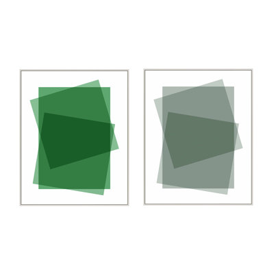 Green & Sage Kaml Print by Jacques Pilon