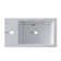 HOROW 9.75'' Ceramic Rectangular Hole Wall Mount Bathroom Sink