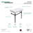 Kingston Brass Imperial 36-Inch Ceramic Console Sink with Stainless Steel Legs (8-Inch, 3-Hole)-12624314