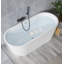 Baignoire moderne simple en acrylique blanc