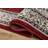 Sutphin Collection Medallion Transitional Area Rug, Red-1871642378