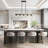 Setser 5-Light Linear Kitchen Island Lighting