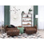 Petersburg 4 Seater Faux Leather Sofa Bed