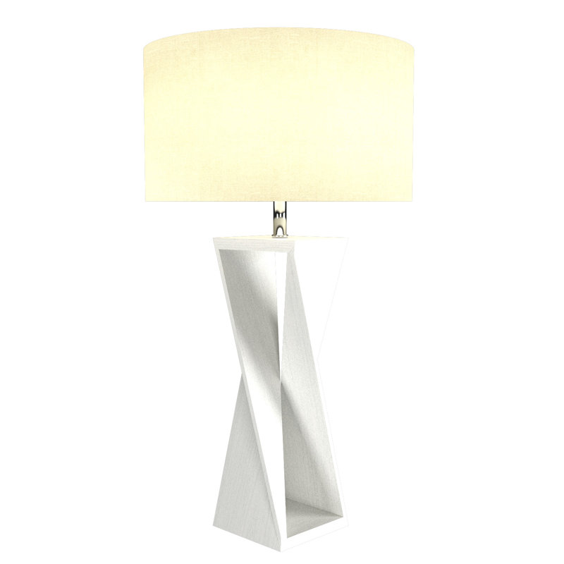Table Lamp, Organic White