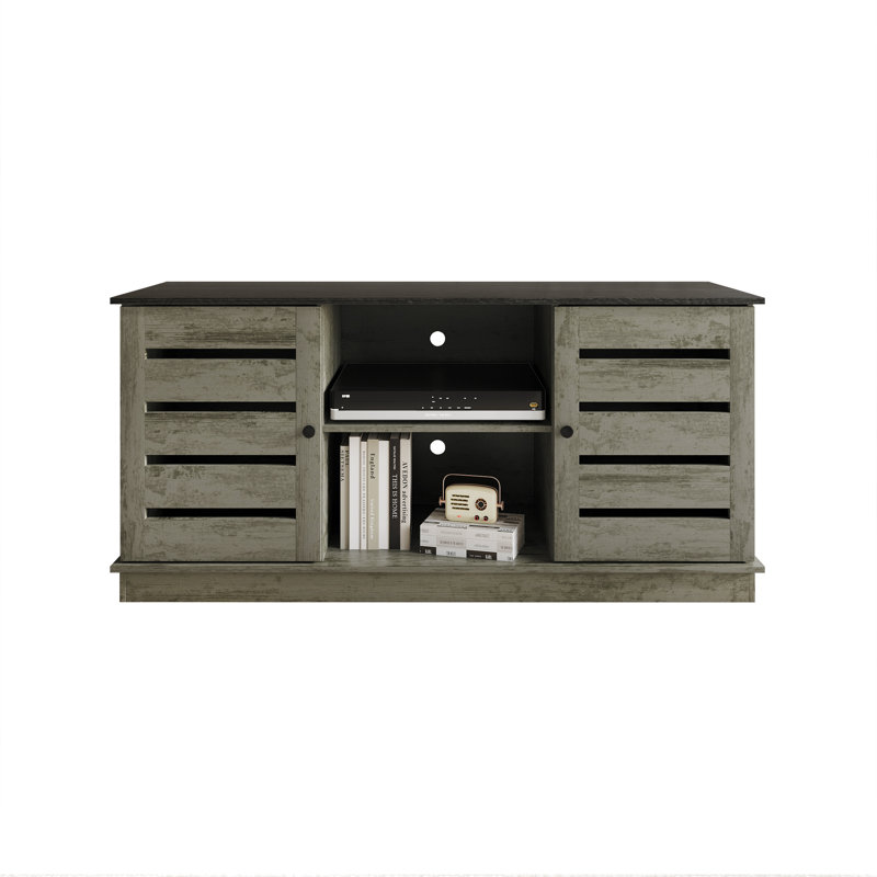 Crédence de rangement l 15,76 po Abbriella, Chêne