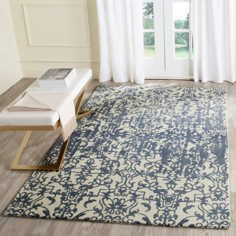 Ellicottville Restoration Vintage Hand Tufted Wool Pile Oriental Rug
