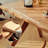 Super Thick Long Board Table Cherry Solid Wood Dining Table-100662101