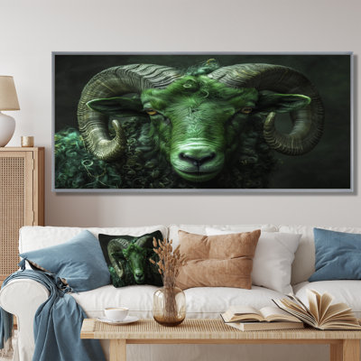 «Green Astrology Zodiac Zeal Aries», impression d'art mural