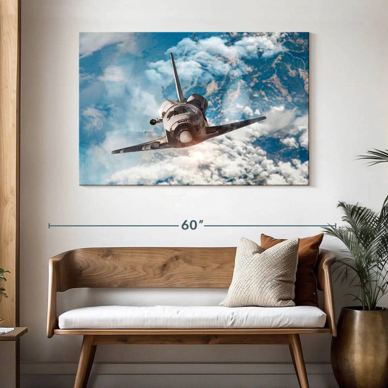 Oberle Spacecraft Ascent, 32" H x 48" W