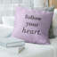 Housse de coussin à main manuscrite follow your cardiaque-495265882-495376367