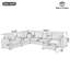 Canapé d'angle modulaire en forme de U avec rangement et porte-gobelets-1534229247