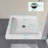 36" D X 36" W Acrylic Coner Shower Base Square Double Threshold White Shower Pan with Center Drain & Non-slip Design