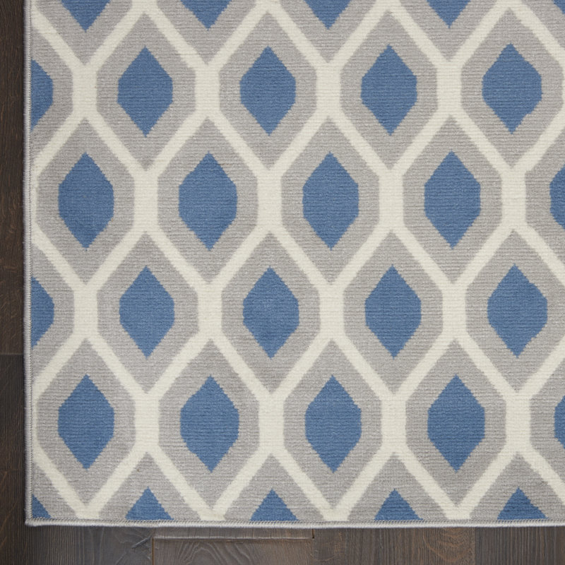 Kacei Geometric Indoor Rug, Rectangle 7'10" x 9'10"