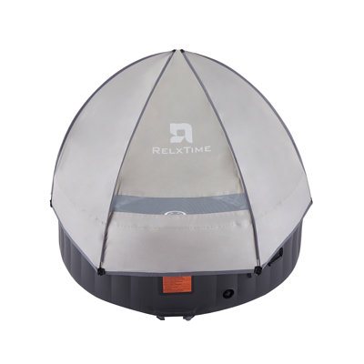 Hot Tub Canopy Shelter Sun Shade Outdoor Canopy With Mesh Windows, Windproof, For Inflatable Hot Tub Spas Accessories, Sun Protection