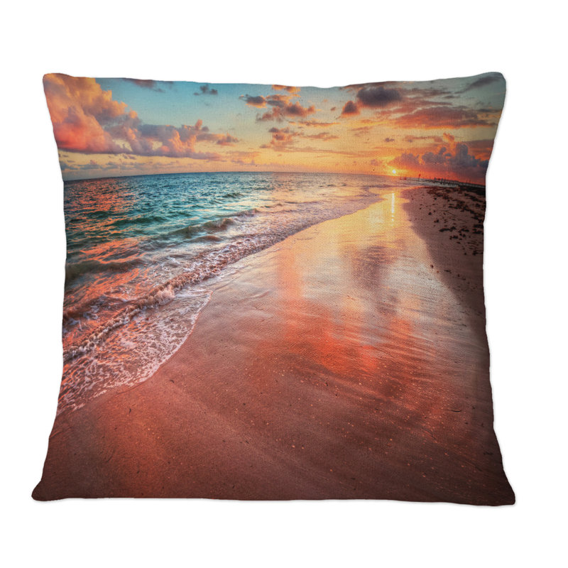 Coussin décoratif Sunset, 16 po x 16 po