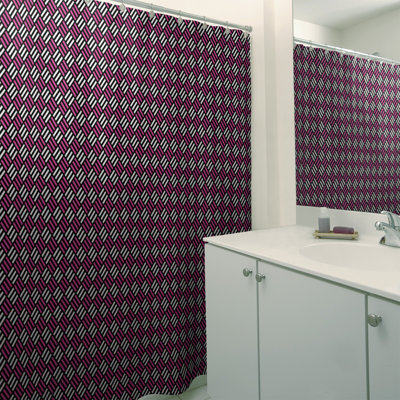 Rideau simple art déco