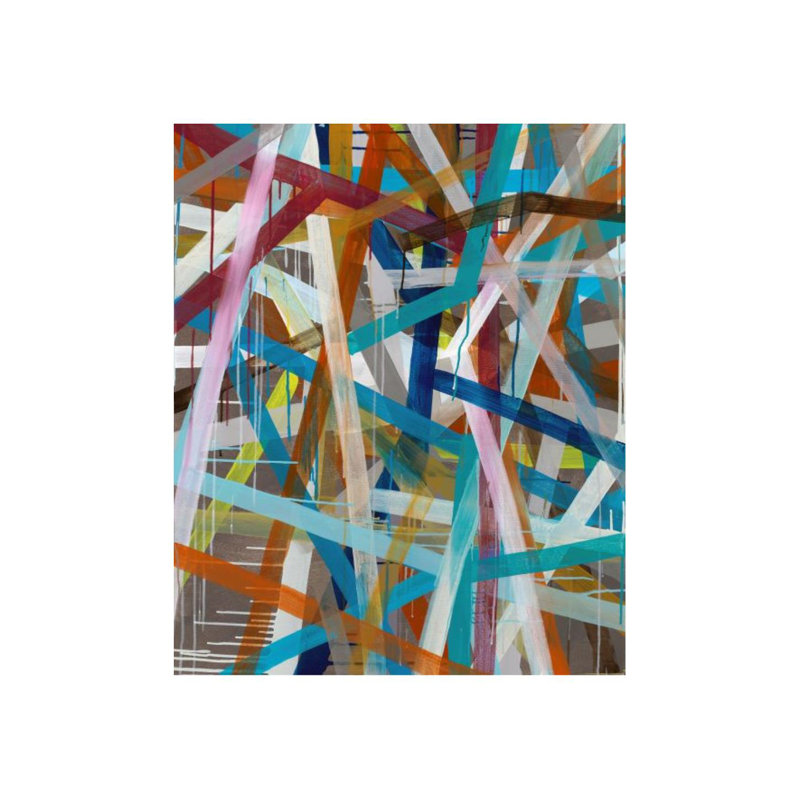 «Color Theory» par Samuel Kane - Impression sur toile, H 66 po x l 54 po, Extérieur
