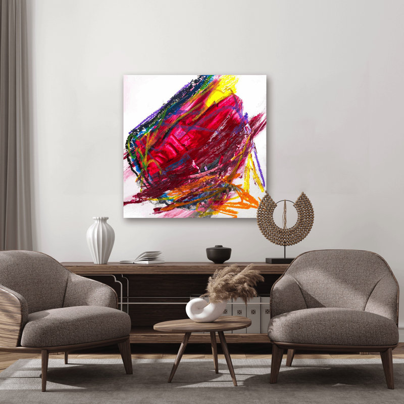 Ruby - Artist Enhanced Canvas Print, Wrapped Canvas, 48" H x 48" W x 1.5" D