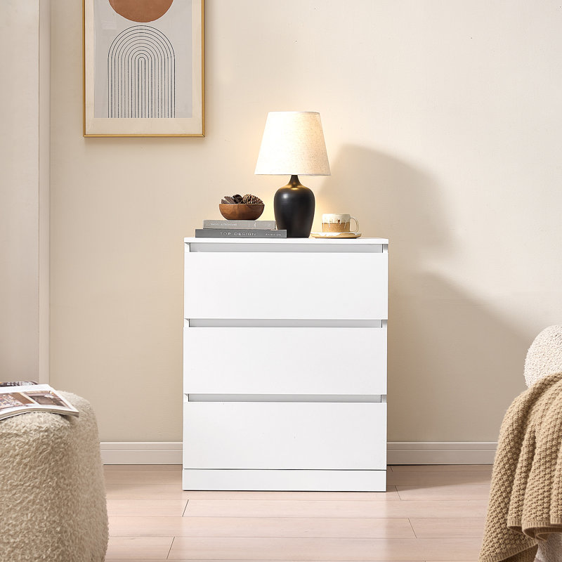 Commode 3 tiroirs pour chambre à coucher