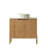 30" Warm Modern Bathroom Vanity with Fluted Doors, Sintered Stone Countertop, Multiple Vessel Sink Options & Soft-Close Storage-935797461