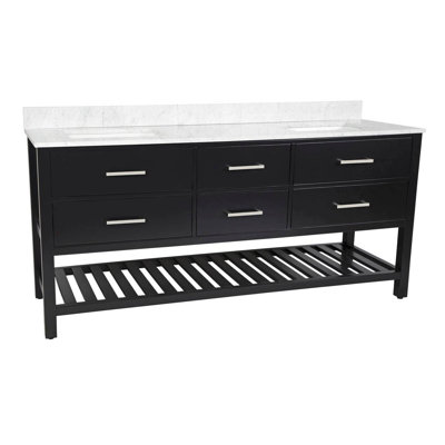 Ensemble de meuble-lavabo double 72 "