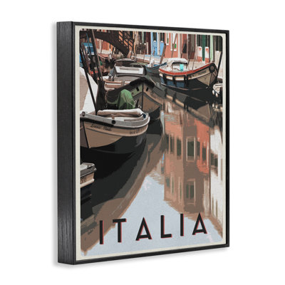Affiche Italia Canal, giclée par Shelley Lake