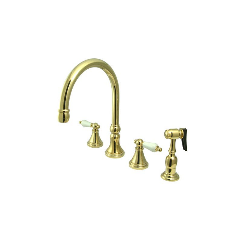 Hot & Cold Water Dispenser, Polished Brass